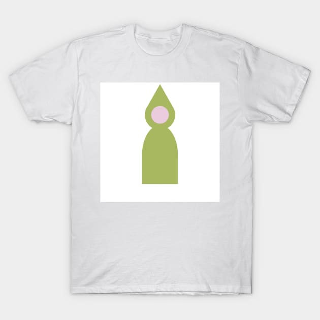 Green people person T-Shirt by Jonesyinc